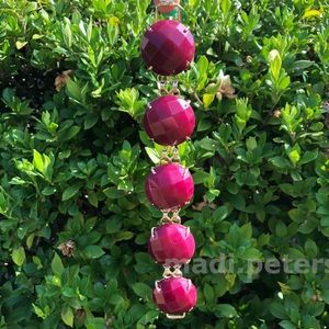 Kendra Scott Cassie Bracelet in Maroon Jade